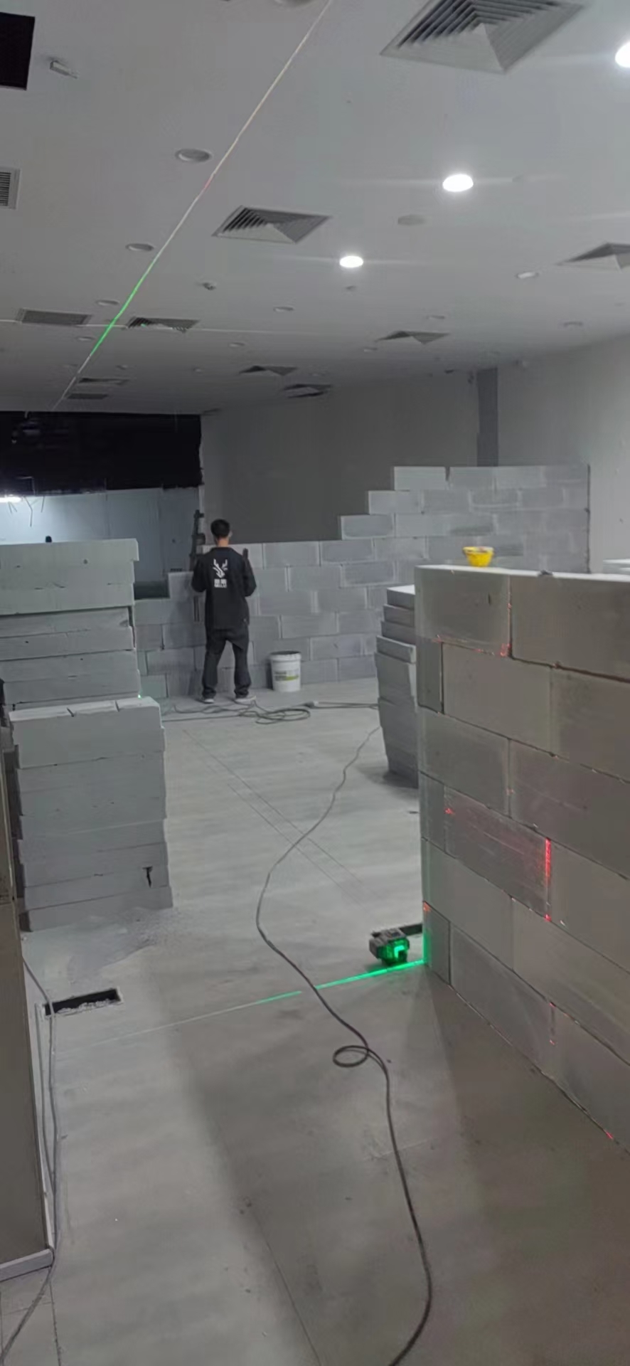 轻质砖隔墙现场场景6
